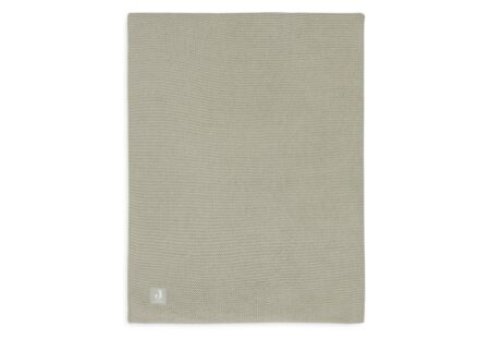Jollein - Deken Wieg 75x100cm Basic Knit Olive Green