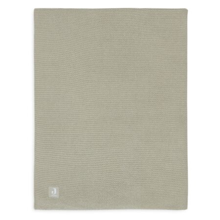 Jollein - Deken Wieg 75x100cm Basic Knit Olive Green