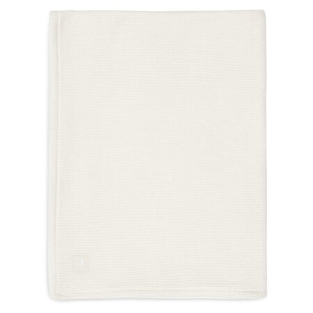 Jollein - Deken Wieg 75x100cm Basic knit Ivory/Coral Fleece