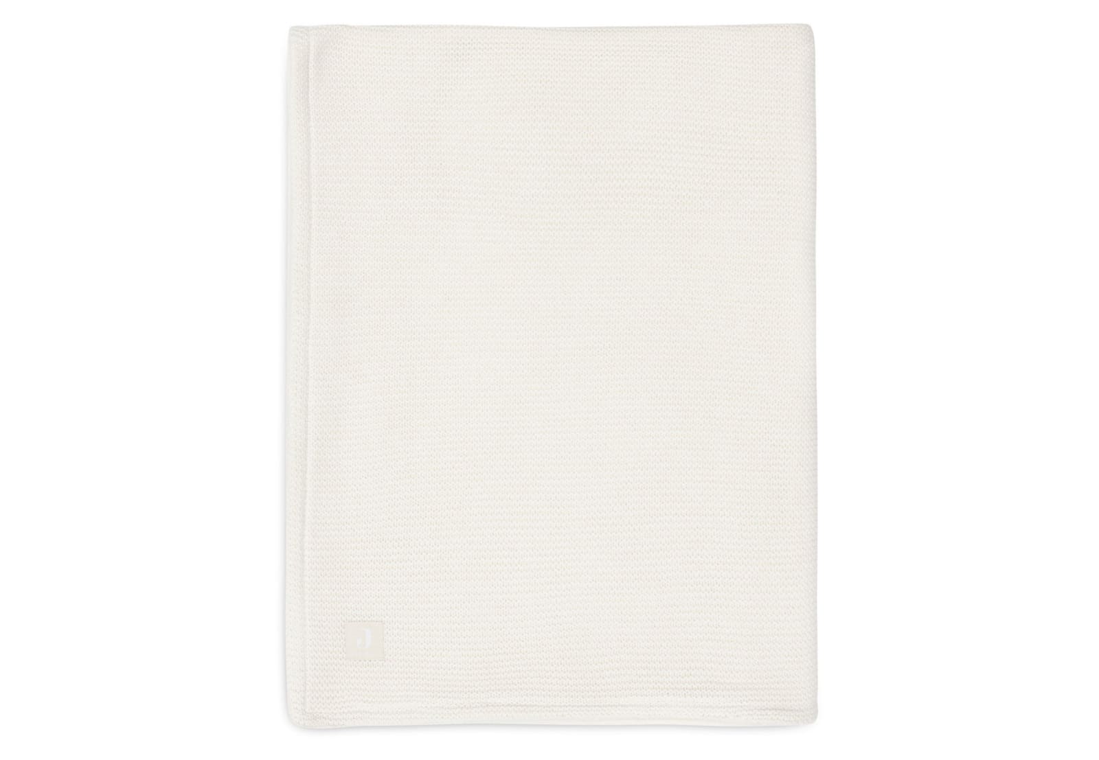 Jollein - Deken Wieg 75x100cm Basic knit Ivory/Coral Fleece