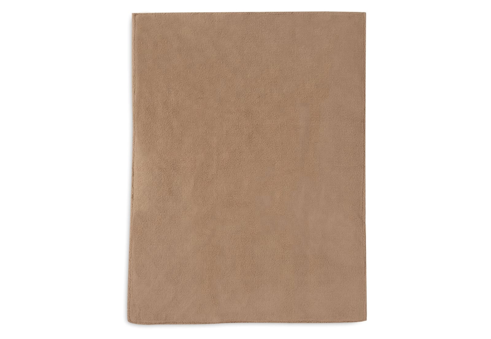 Jollein - Deken Wieg 75x100cm Check Knit Biscuit/Teddy Fleece