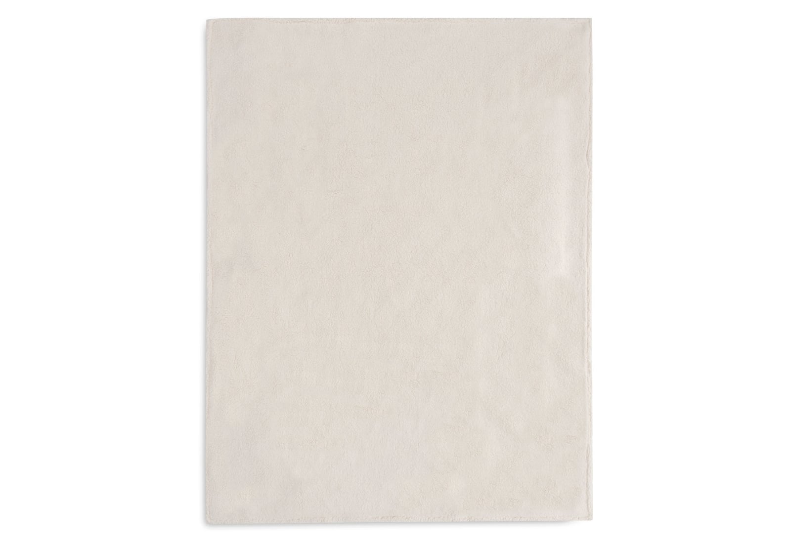 Jollein - Deken Wieg 75x100cm Check Knit Oatmeal/Teddy Fleece