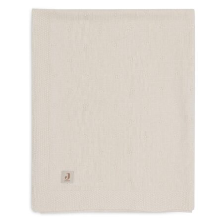 Jollein - Deken Wieg 75x100cm Cosy Knit Ivory