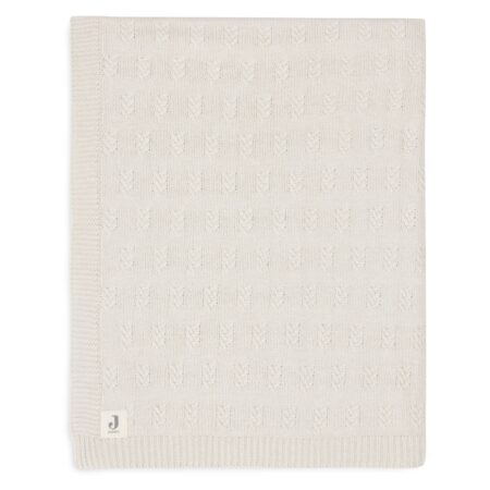 Jollein - Deken Wieg 75x100cm Grain Knit Oatmeal
