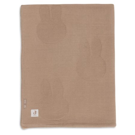 Jollein - Deken Wieg 75x100cm Miffy - Biscuit/Velvet