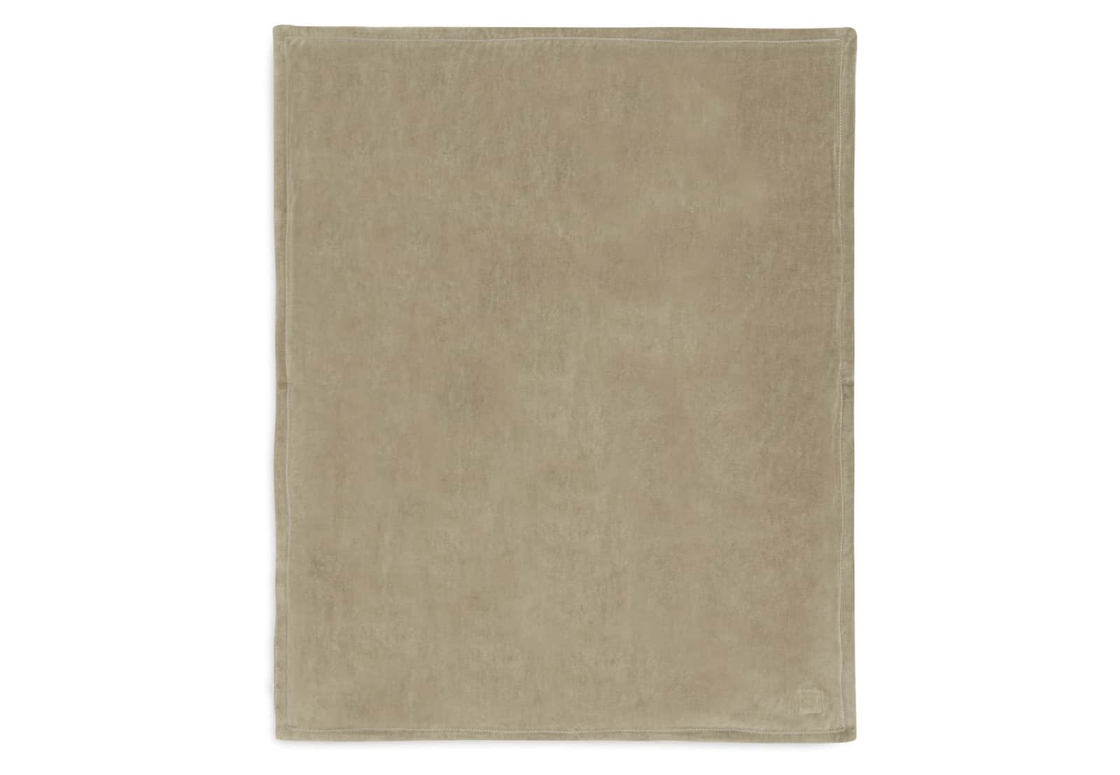 Jollein - Deken Wieg 75x100cm Soft Waves Olive Green/Velvet