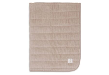 Jollein - Deken Wieg 75x100cm Velvet Rib - Milky Coffee