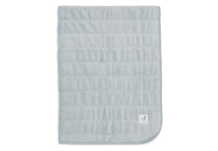 Jollein - Deken Wieg 75x100cm Velvet Rib - Sea Green