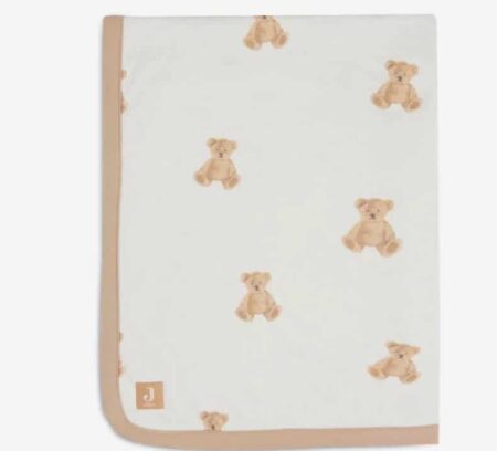 Jollein - Deken Wieg Jersey 75x100cm Teddy Bear