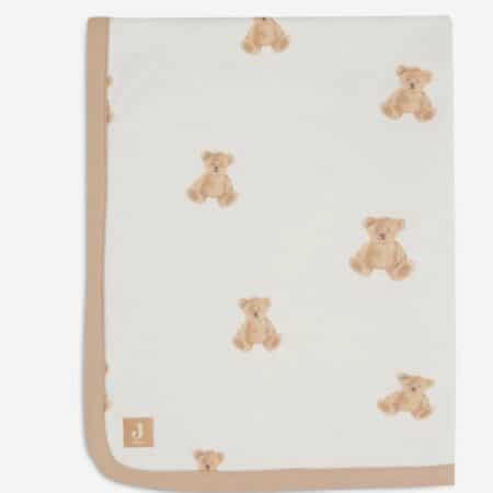 Jollein - Deken Wieg Jersey 75x100cm Teddy Bear