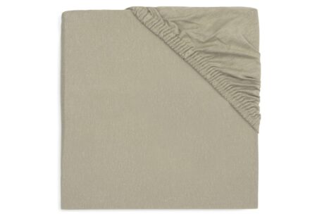 Jollein - Hoeslaken Boxmatras Jersey 75x95cm Olive Green