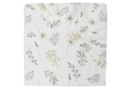 Jollein - Hoeslaken Jersey 60x120cm Wild Flowers