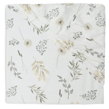 Jollein - Hoeslaken Jersey 60x120cm Wild Flowers