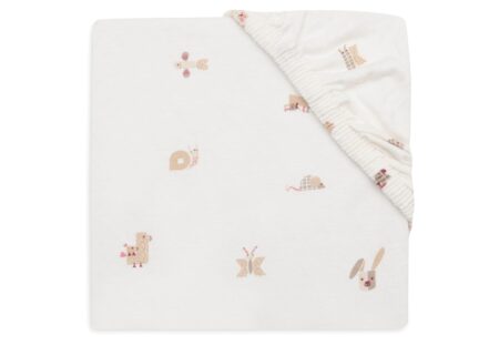 Jollein - Hoeslaken Jersey 70/75x140/150cm - Animal Friends