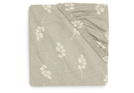 Jollein - Hoeslaken Jersey 70x140/75x150cm Twig Olive Green