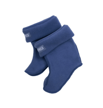 Kaloszepoprosze - fleecesokken regenlaars - Blauw - XS 19-20