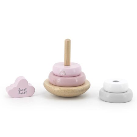 Label Label - Stacking Rings Balance - Pink