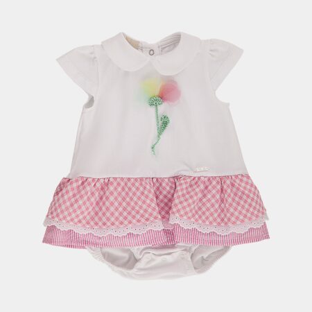 Lalalu - Rompertje met rokje - roze