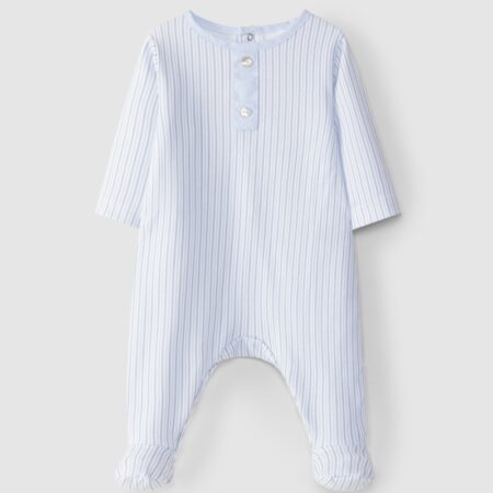 Laranjinha - Babypakje streepjes - blauw