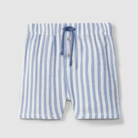 Laranjinha - Gestreepte short blauw