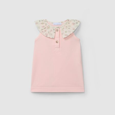 Laranjinha - Jurk met kraag - roze