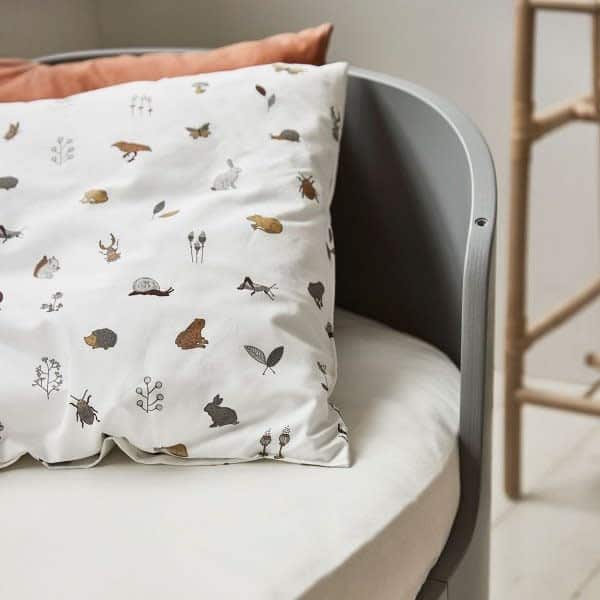 Leander - Sheet for junior bed, 2 pcs, Organic Cotton, Snow