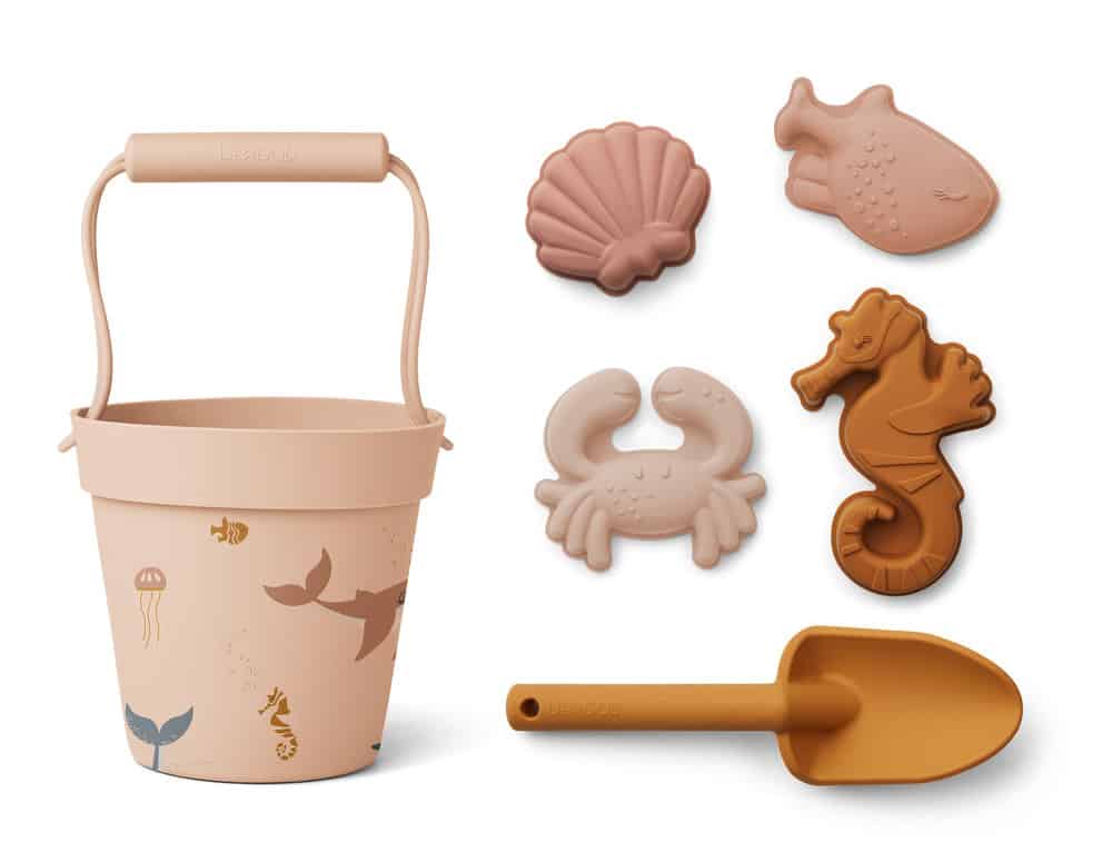 Liewood - Dante beach set 0287 Sea creature rose multi mix