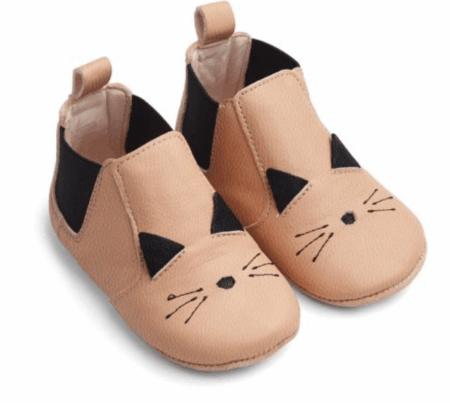 Liewood - Edith Leather Slippers - Cat Rose - Maat 17