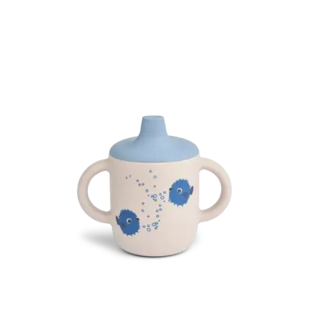 Liewood - Neil Sippy Cup - Pufferfish / Sandy
