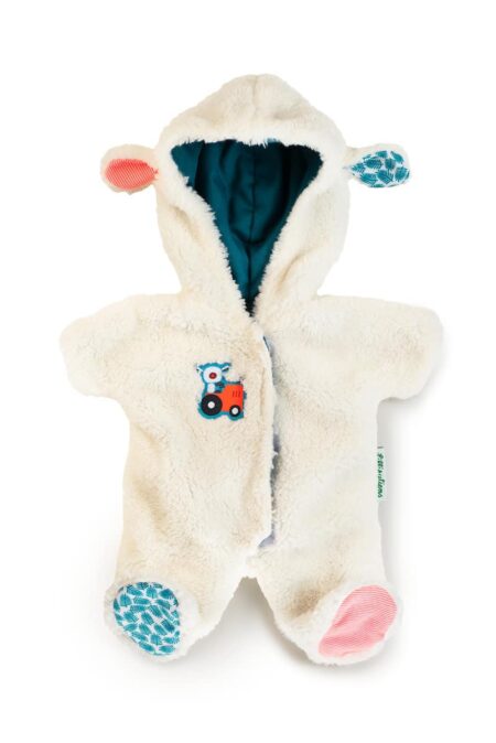 Lilliputiens - YVON Poppen-onesie schaap