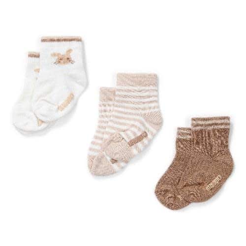 Little Dutch - 3-pack Babysokjes Baby Bunny - maat 1