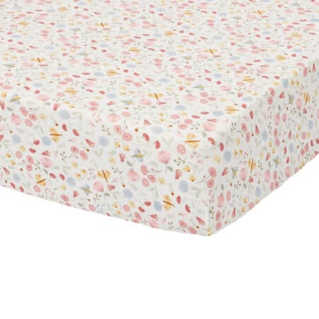 Little Dutch - Hoeslaken wieg Flowers & Butterflies