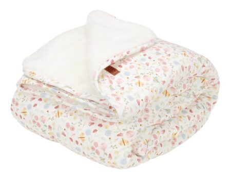 Little Dutch - Ledikantdeken Flowers & Butterflies