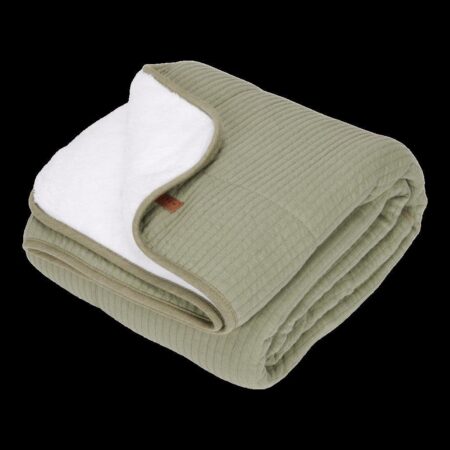 Little Dutch - Ledikantdeken Pure Olive