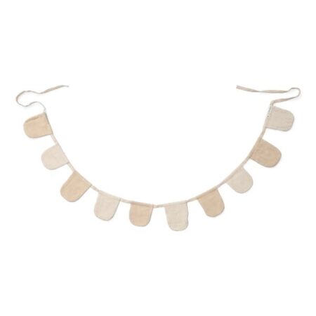 Little Dutch - Slinger met vlaggetjes - Pure Soft Beige