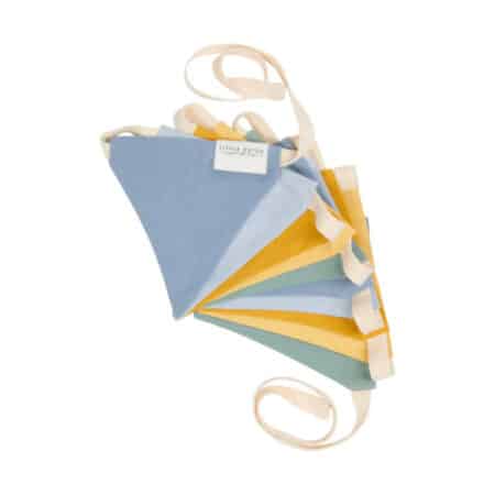 Little Dutch - Slinger met vlaggetjes Blue