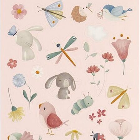 Little Dutch - Stickervel Flowers & Butterflies