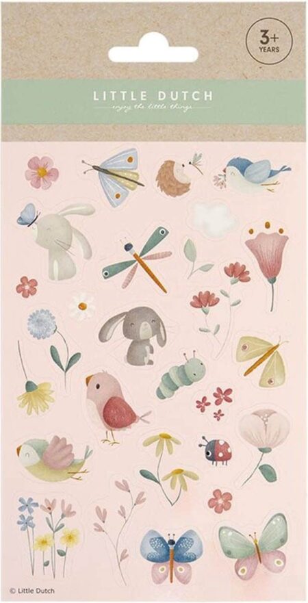 Little Dutch - Stickervel Flowers & Butterflies