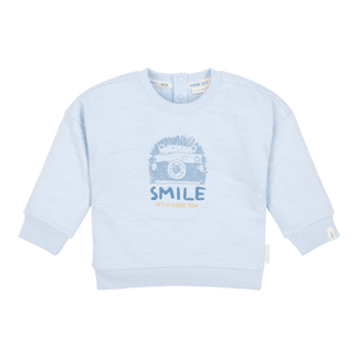 Little Dutch - Sweater smile Light Blue
