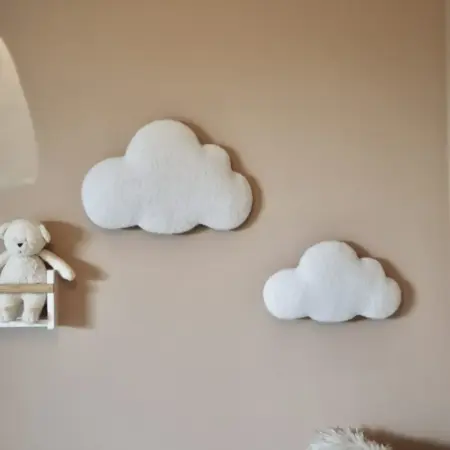 Little Loua - Small bouclé cloud 39 X 23 cm LED