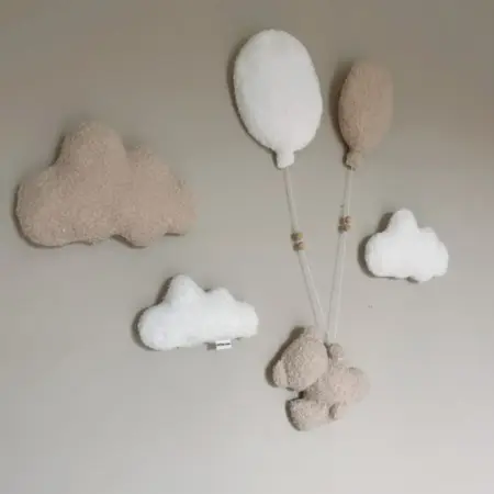 Little Loua - Teddy bouclé wall deco big