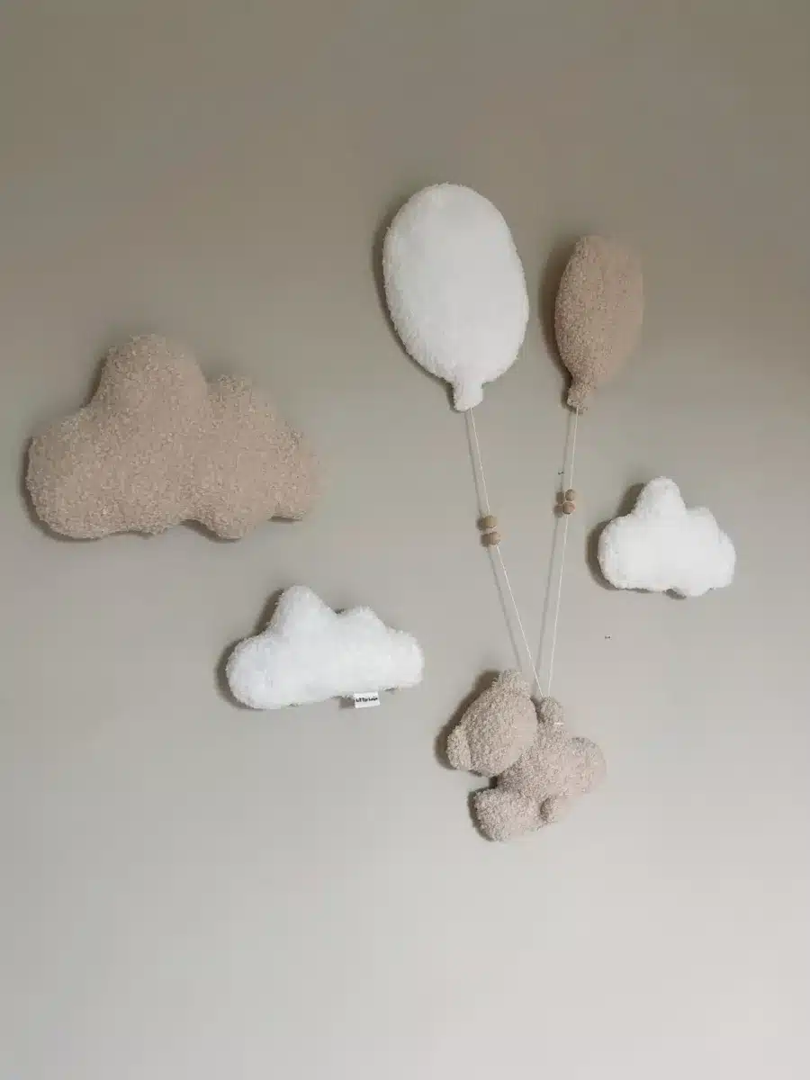 Little Loua - Teddy bouclé wall deco big