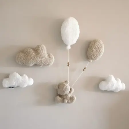 Little Loua - Teddy bouclé wall deco small