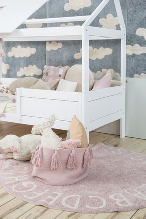 Lorena Canals - Mand Tassels Pink 30 x Dia. 45