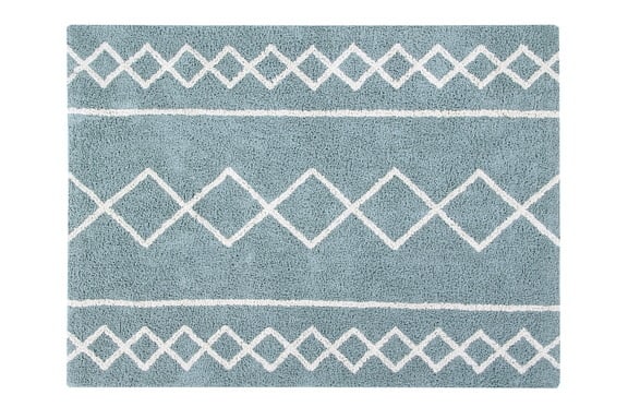 Lorena Canals - Oasis Vintage Blue - Natural 120 x 160