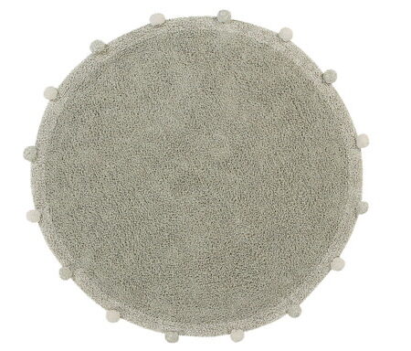 Lorena Canals - Wasbaar tapijt Bubbly Olive - Natural Dia.120