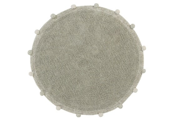 Lorena Canals - Wasbaar tapijt Bubbly Olive - Natural Dia.120