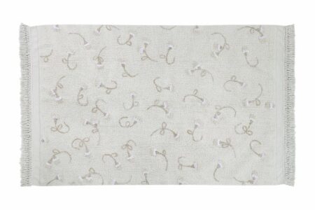 Lorena Canals - Wasbaar tapijt English Garden Ivory 140 x 210