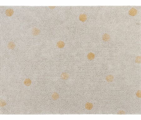 Lorena Canals - Wasbaar tapijt Hippy Dots Natural - Honey 120x160