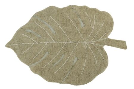 Lorena Canals - Wasbaar tapijt Monstera Olive 120x180